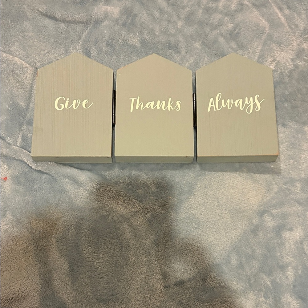 Teel Wooden Block Decor Set